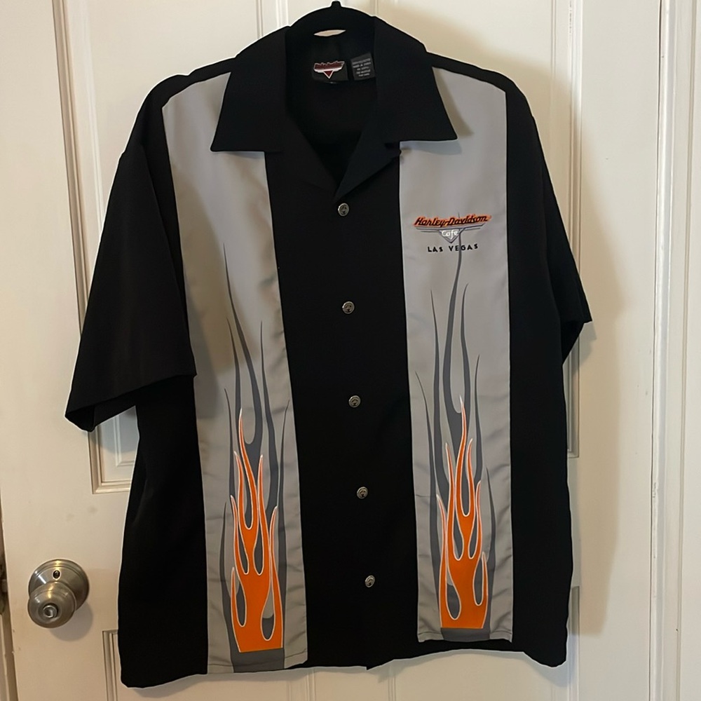 Harley Davidson Cafe button up size M